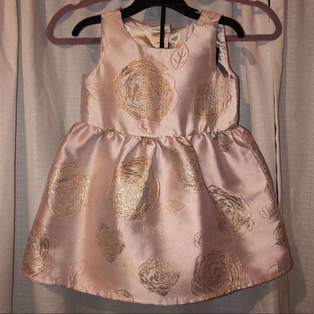 Rose Gold Rose Dress